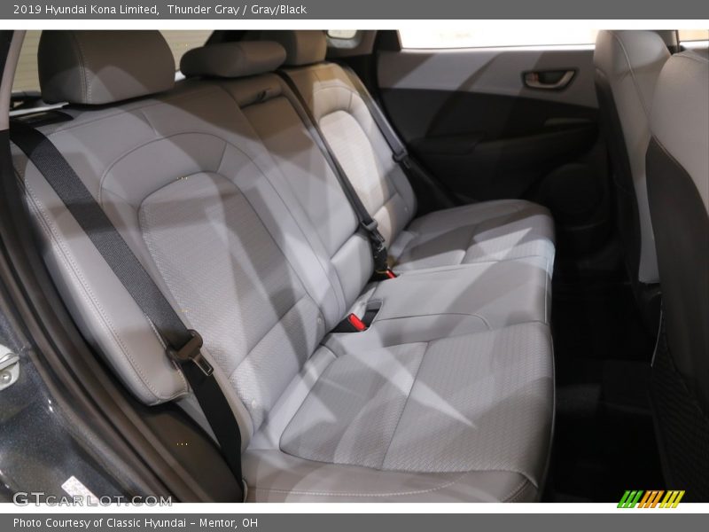 Thunder Gray / Gray/Black 2019 Hyundai Kona Limited