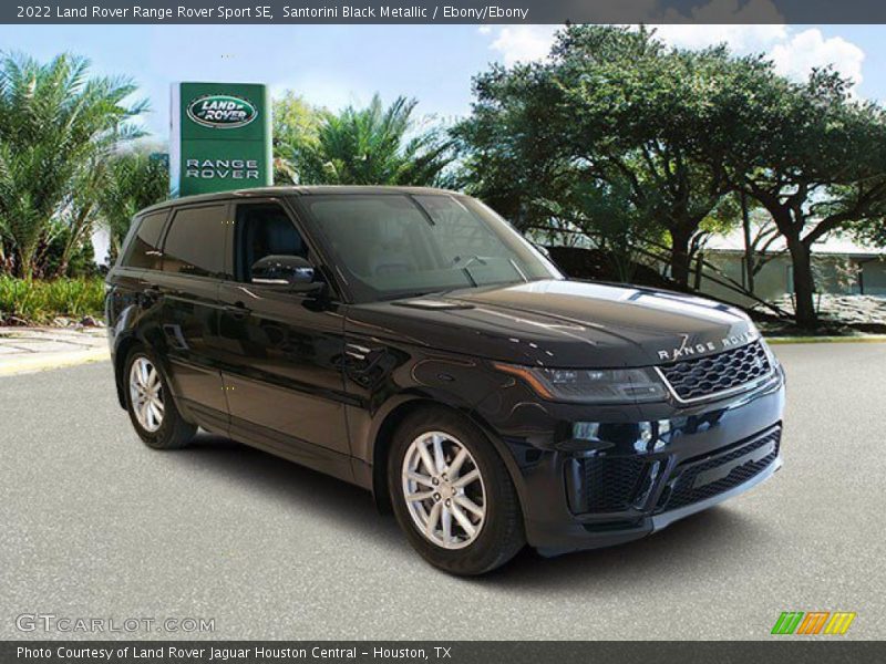 Santorini Black Metallic / Ebony/Ebony 2022 Land Rover Range Rover Sport SE