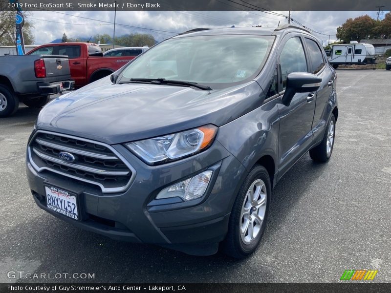 Smoke Metallic / Ebony Black 2019 Ford EcoSport SE