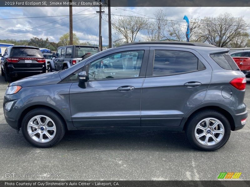 Smoke Metallic / Ebony Black 2019 Ford EcoSport SE