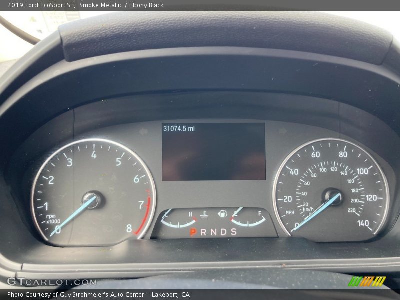 Smoke Metallic / Ebony Black 2019 Ford EcoSport SE