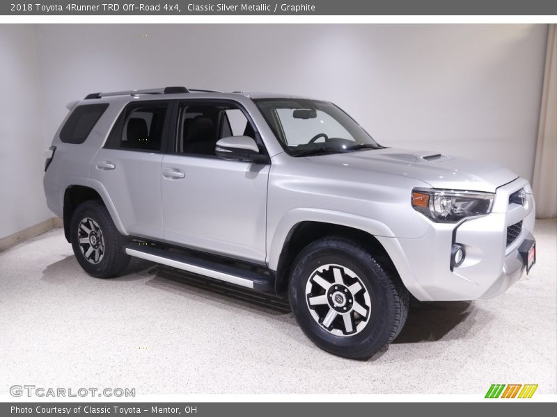 Classic Silver Metallic / Graphite 2018 Toyota 4Runner TRD Off-Road 4x4