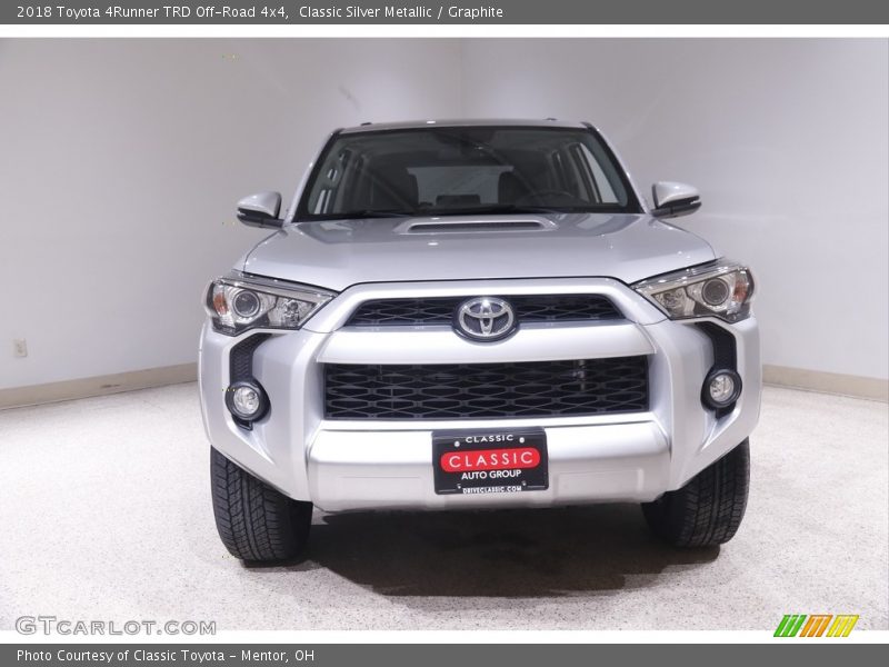 Classic Silver Metallic / Graphite 2018 Toyota 4Runner TRD Off-Road 4x4