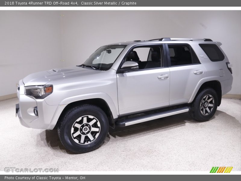 Classic Silver Metallic / Graphite 2018 Toyota 4Runner TRD Off-Road 4x4