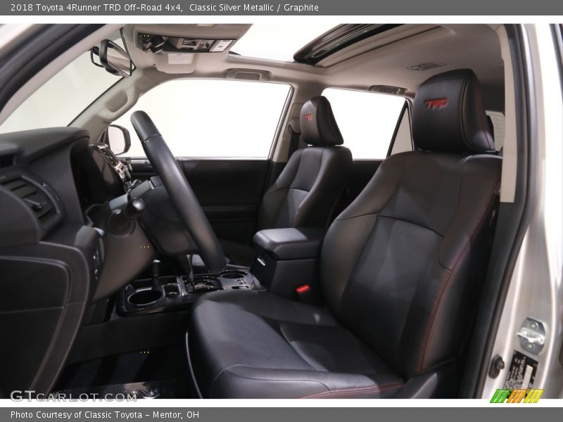 Classic Silver Metallic / Graphite 2018 Toyota 4Runner TRD Off-Road 4x4