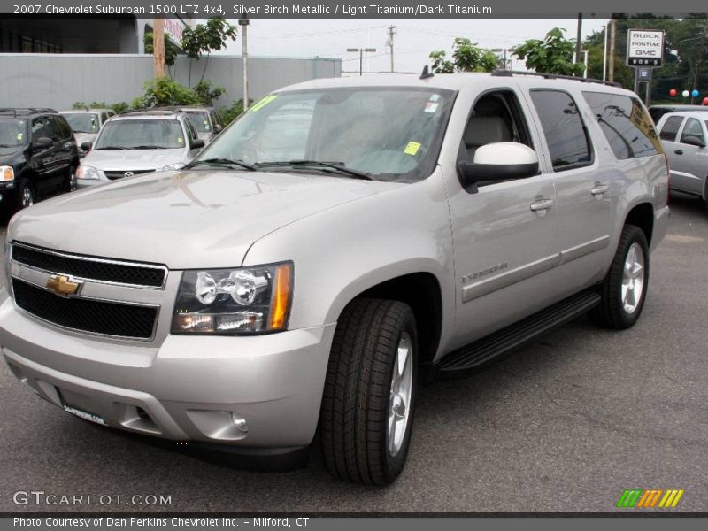 Silver Birch Metallic / Light Titanium/Dark Titanium 2007 Chevrolet Suburban 1500 LTZ 4x4