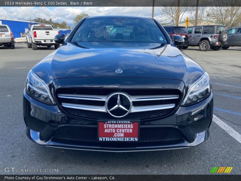 Black / Black 2019 Mercedes-Benz C 300 Sedan