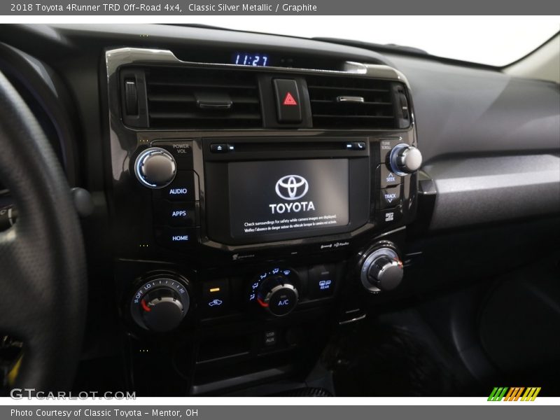 Classic Silver Metallic / Graphite 2018 Toyota 4Runner TRD Off-Road 4x4