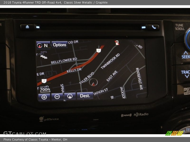 Classic Silver Metallic / Graphite 2018 Toyota 4Runner TRD Off-Road 4x4