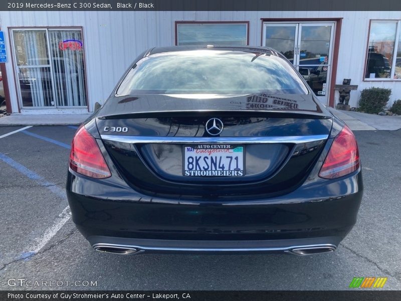 Black / Black 2019 Mercedes-Benz C 300 Sedan