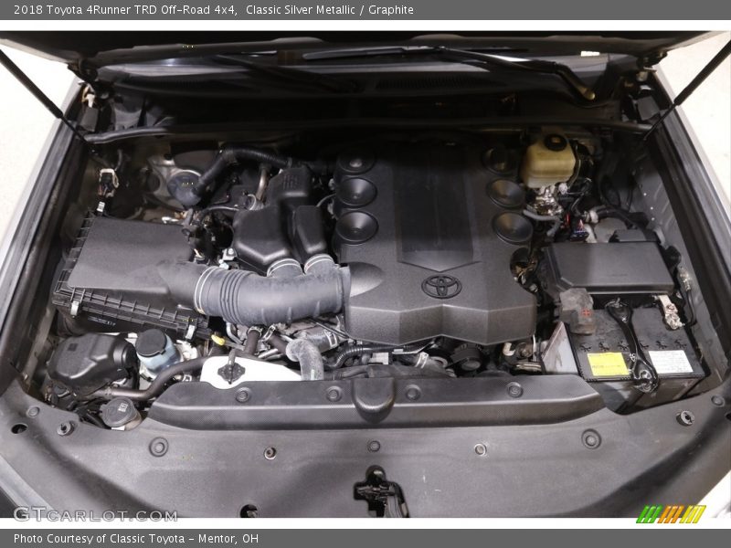 Classic Silver Metallic / Graphite 2018 Toyota 4Runner TRD Off-Road 4x4