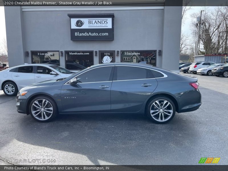 Shadow Gray Metallic / Jet Black 2020 Chevrolet Malibu Premier