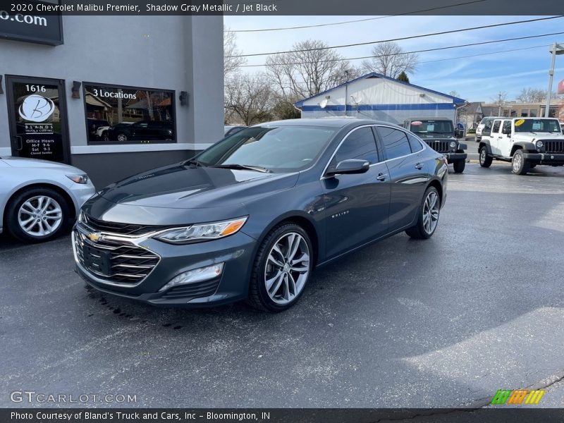 Shadow Gray Metallic / Jet Black 2020 Chevrolet Malibu Premier