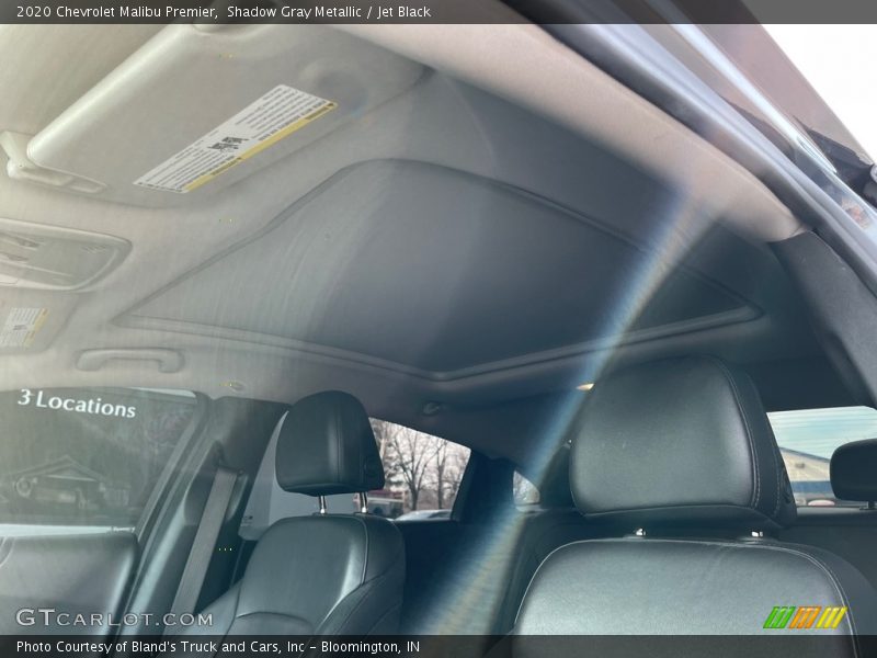 Shadow Gray Metallic / Jet Black 2020 Chevrolet Malibu Premier