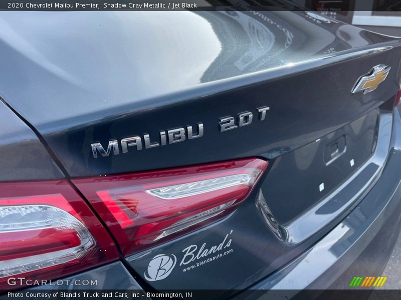 Shadow Gray Metallic / Jet Black 2020 Chevrolet Malibu Premier