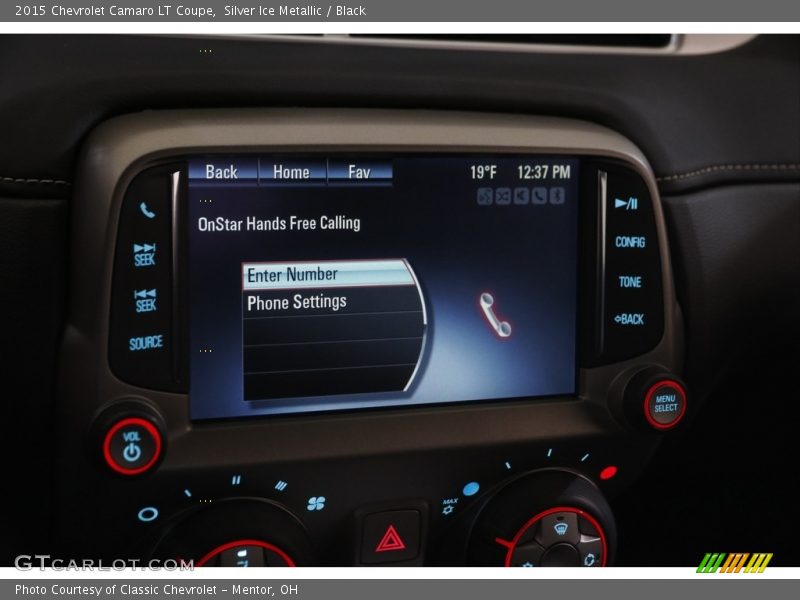 Silver Ice Metallic / Black 2015 Chevrolet Camaro LT Coupe