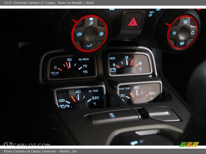 Silver Ice Metallic / Black 2015 Chevrolet Camaro LT Coupe