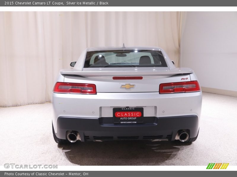 Silver Ice Metallic / Black 2015 Chevrolet Camaro LT Coupe