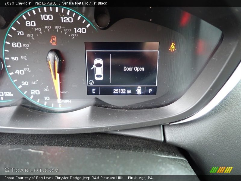 Silver Ice Metallic / Jet Black 2020 Chevrolet Trax LS AWD