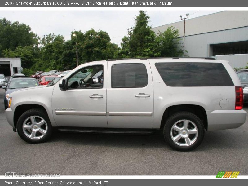 Silver Birch Metallic / Light Titanium/Dark Titanium 2007 Chevrolet Suburban 1500 LTZ 4x4