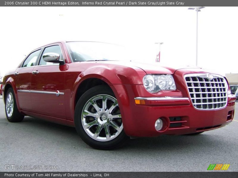 Inferno Red Crystal Pearl / Dark Slate Gray/Light Slate Gray 2006 Chrysler 300 C HEMI Heritage Editon