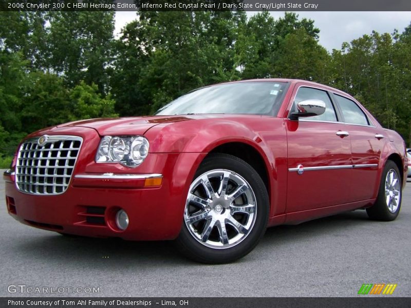 Inferno Red Crystal Pearl / Dark Slate Gray/Light Slate Gray 2006 Chrysler 300 C HEMI Heritage Editon