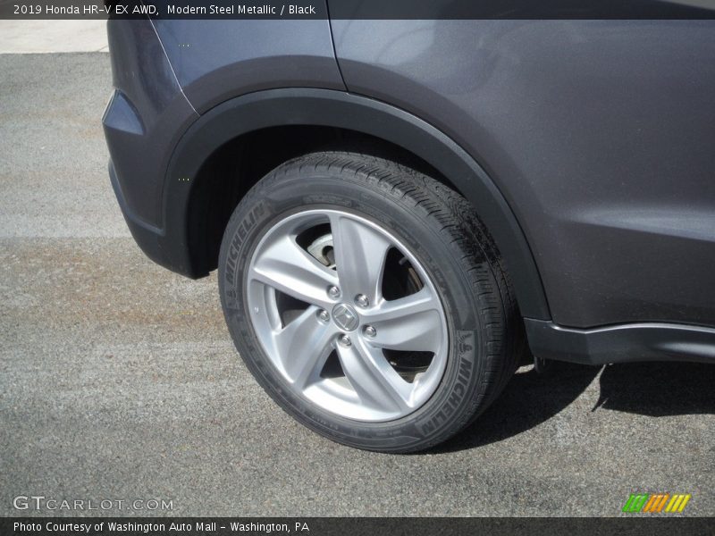 Modern Steel Metallic / Black 2019 Honda HR-V EX AWD