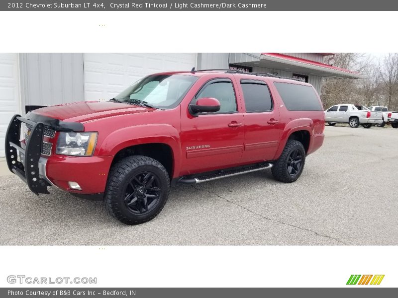 Crystal Red Tintcoat / Light Cashmere/Dark Cashmere 2012 Chevrolet Suburban LT 4x4