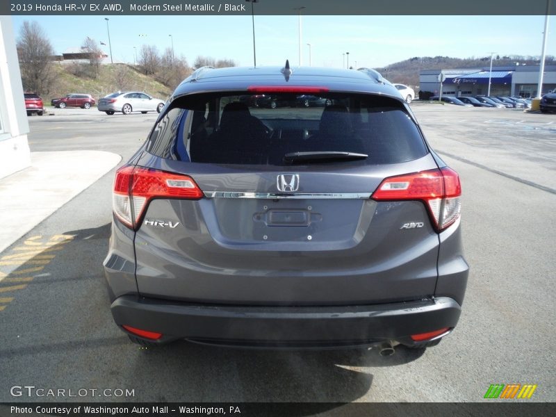 Modern Steel Metallic / Black 2019 Honda HR-V EX AWD