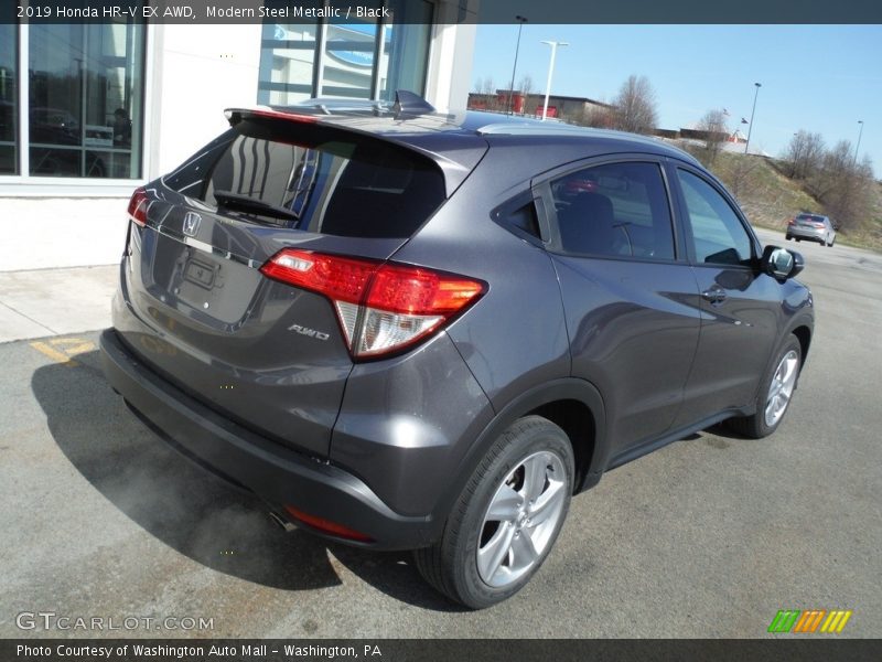 Modern Steel Metallic / Black 2019 Honda HR-V EX AWD