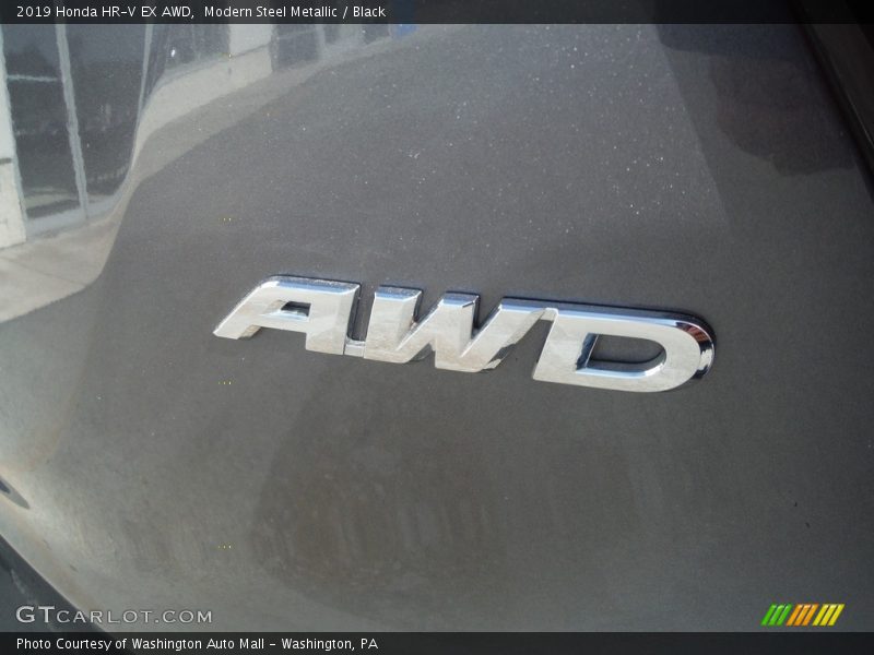 Modern Steel Metallic / Black 2019 Honda HR-V EX AWD