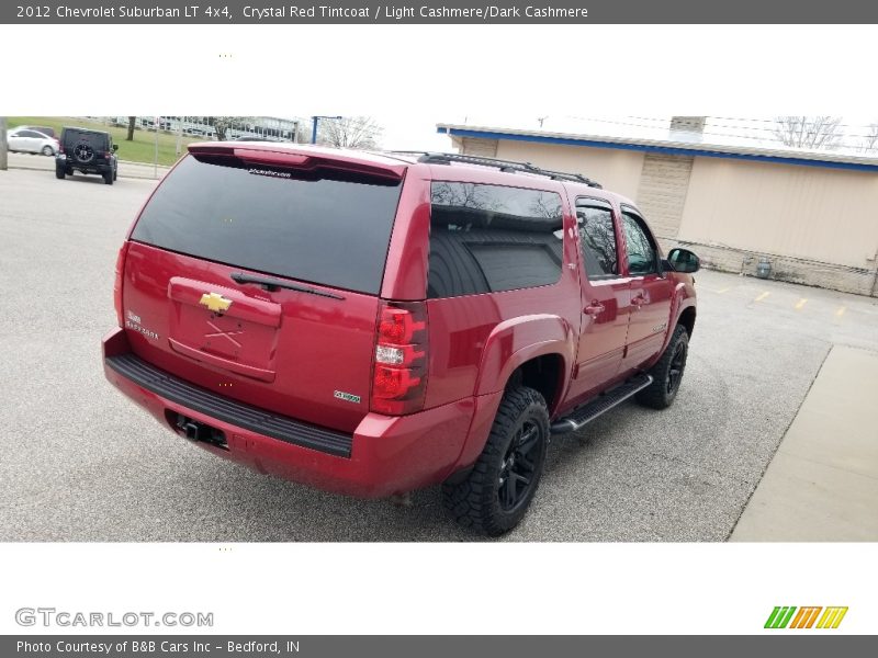 Crystal Red Tintcoat / Light Cashmere/Dark Cashmere 2012 Chevrolet Suburban LT 4x4