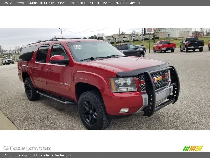Crystal Red Tintcoat / Light Cashmere/Dark Cashmere 2012 Chevrolet Suburban LT 4x4