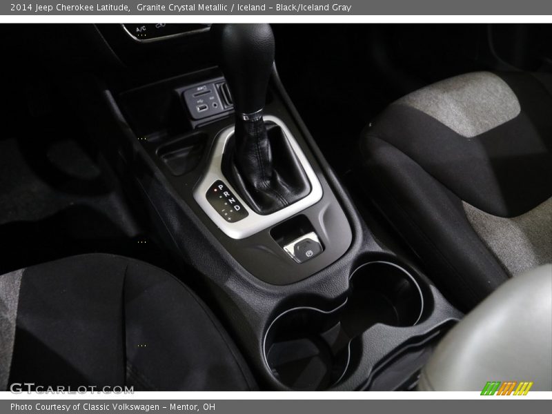 Granite Crystal Metallic / Iceland - Black/Iceland Gray 2014 Jeep Cherokee Latitude