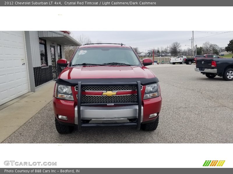 Crystal Red Tintcoat / Light Cashmere/Dark Cashmere 2012 Chevrolet Suburban LT 4x4