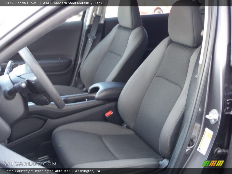 Modern Steel Metallic / Black 2019 Honda HR-V EX AWD