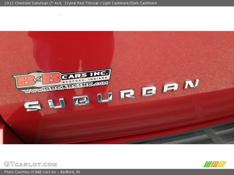 Crystal Red Tintcoat / Light Cashmere/Dark Cashmere 2012 Chevrolet Suburban LT 4x4
