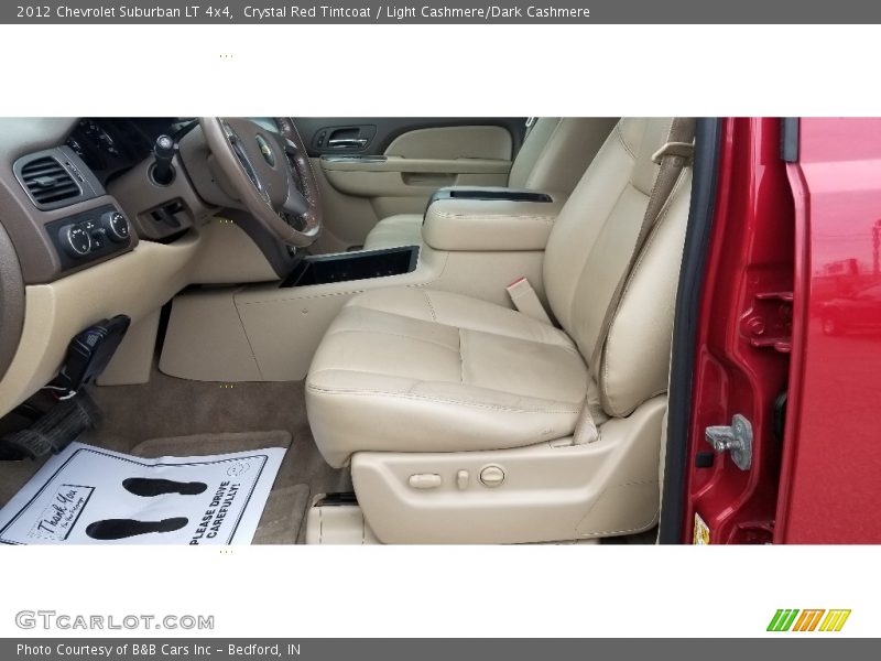 Crystal Red Tintcoat / Light Cashmere/Dark Cashmere 2012 Chevrolet Suburban LT 4x4