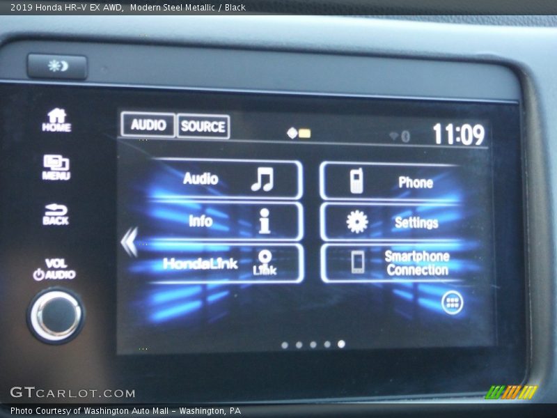 Modern Steel Metallic / Black 2019 Honda HR-V EX AWD