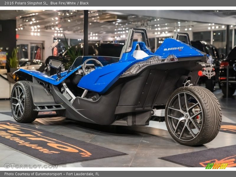 Blue Fire/White / Black 2016 Polaris Slingshot SL