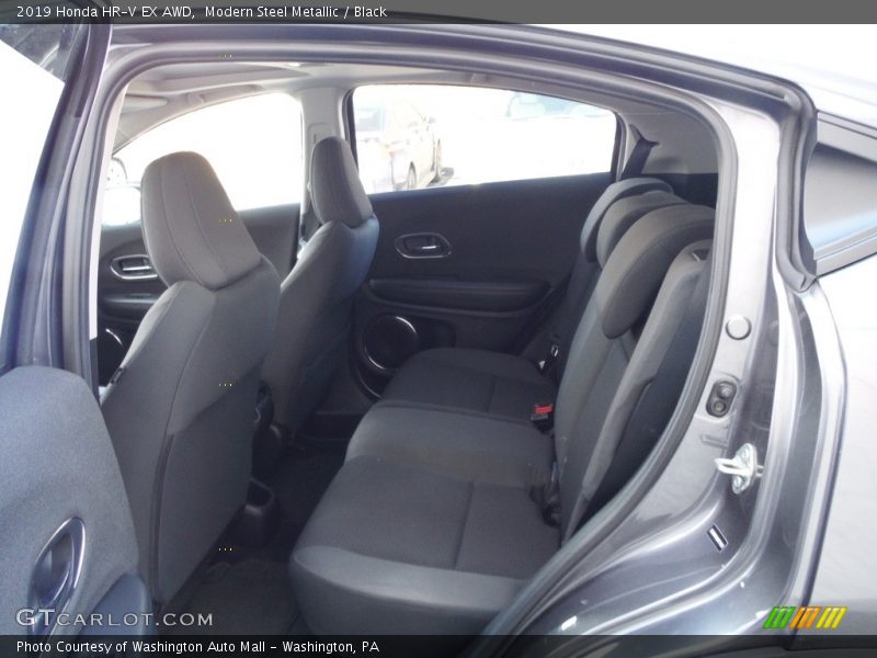 Modern Steel Metallic / Black 2019 Honda HR-V EX AWD