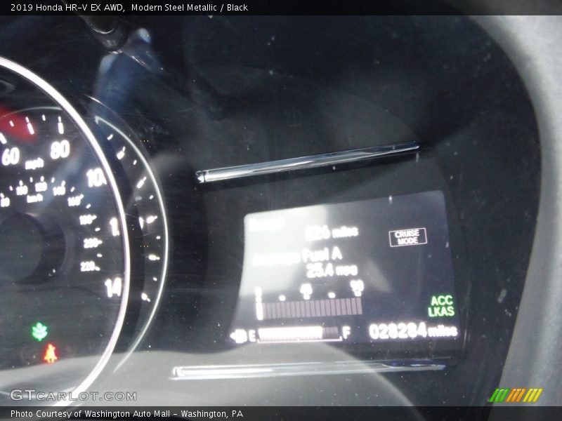 Modern Steel Metallic / Black 2019 Honda HR-V EX AWD