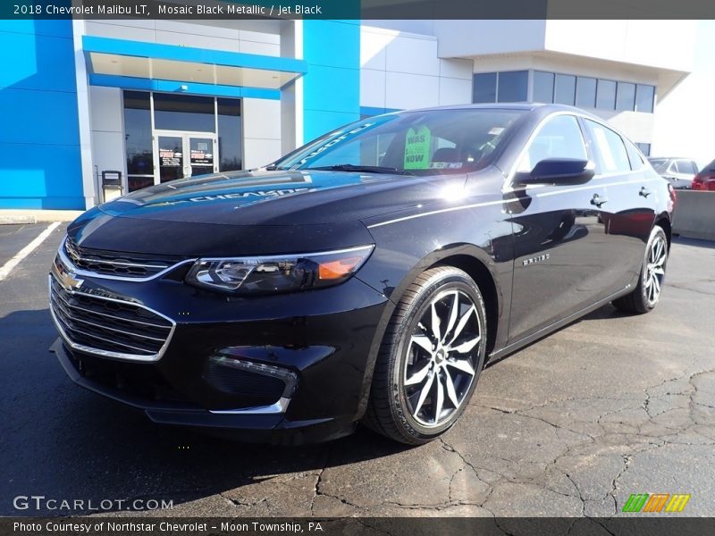 Mosaic Black Metallic / Jet Black 2018 Chevrolet Malibu LT
