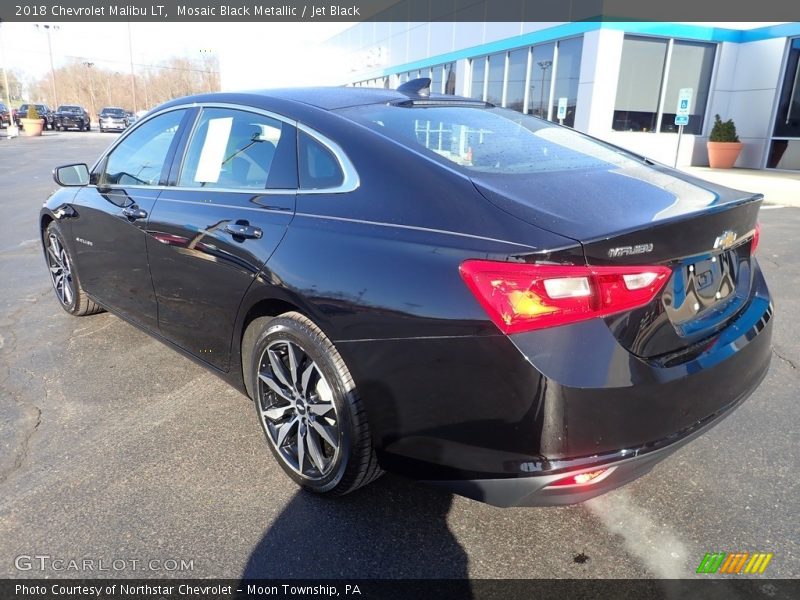 Mosaic Black Metallic / Jet Black 2018 Chevrolet Malibu LT