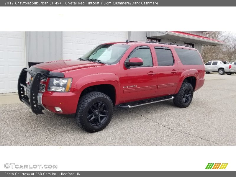 Crystal Red Tintcoat / Light Cashmere/Dark Cashmere 2012 Chevrolet Suburban LT 4x4