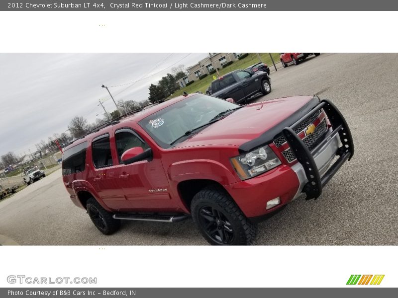 Crystal Red Tintcoat / Light Cashmere/Dark Cashmere 2012 Chevrolet Suburban LT 4x4