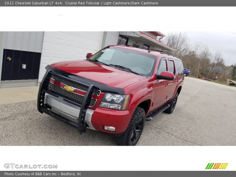 Crystal Red Tintcoat / Light Cashmere/Dark Cashmere 2012 Chevrolet Suburban LT 4x4