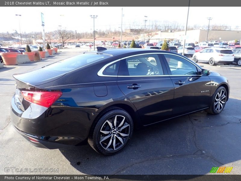 Mosaic Black Metallic / Jet Black 2018 Chevrolet Malibu LT