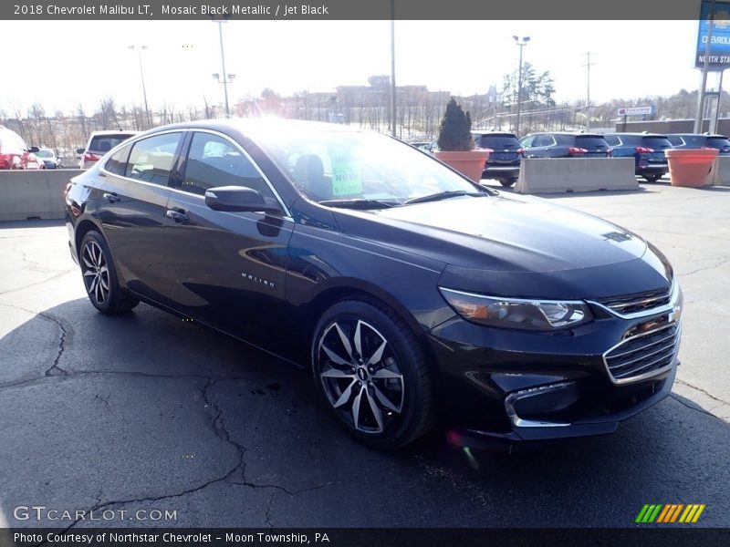 Mosaic Black Metallic / Jet Black 2018 Chevrolet Malibu LT