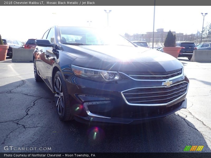 Mosaic Black Metallic / Jet Black 2018 Chevrolet Malibu LT